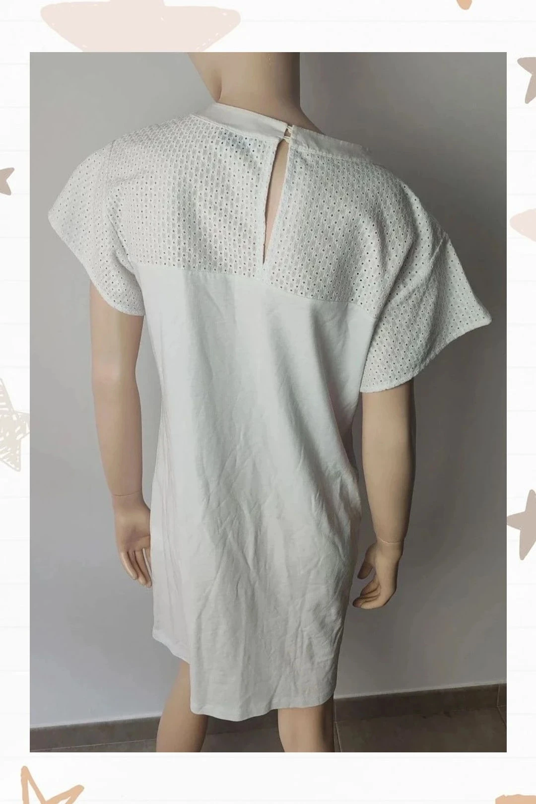 Witte jurk Maat M/L – photo 3